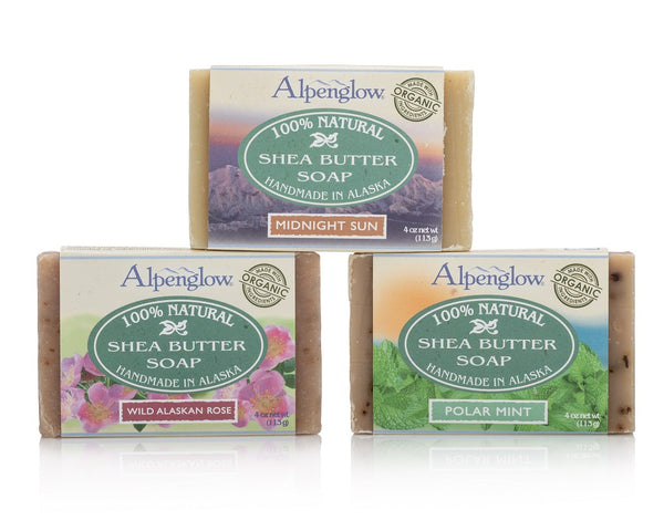 Shea Butter Soap - Wild Alaskan Rose  Alpenglow Skin Care, Handcrafted  Skin & Body Care