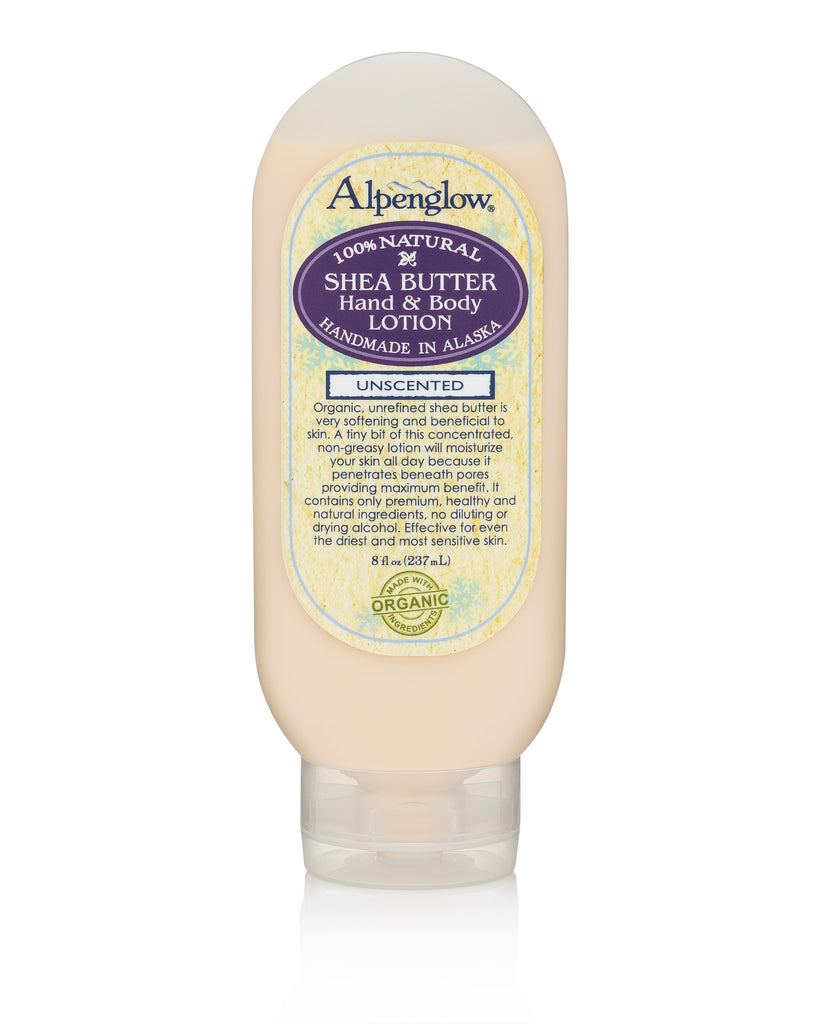 Hand & Body Lotion - Unscented 8 oz - Alpenglow Skin Care