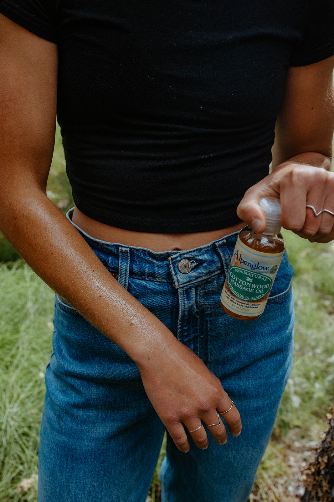 Cottonwood Massage Oil Alpenglow Skin Care