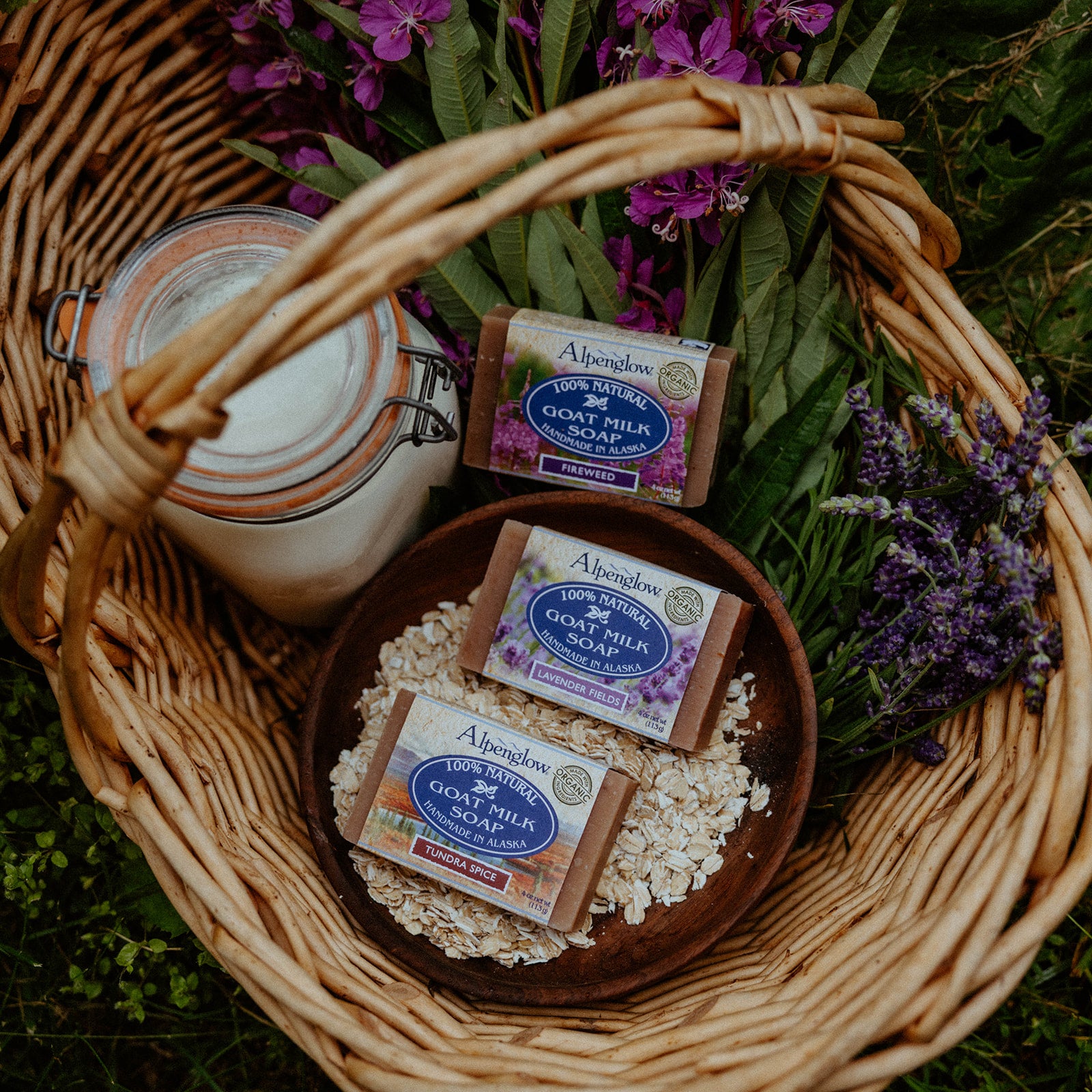 lavender flower soap Goat Milk Soap