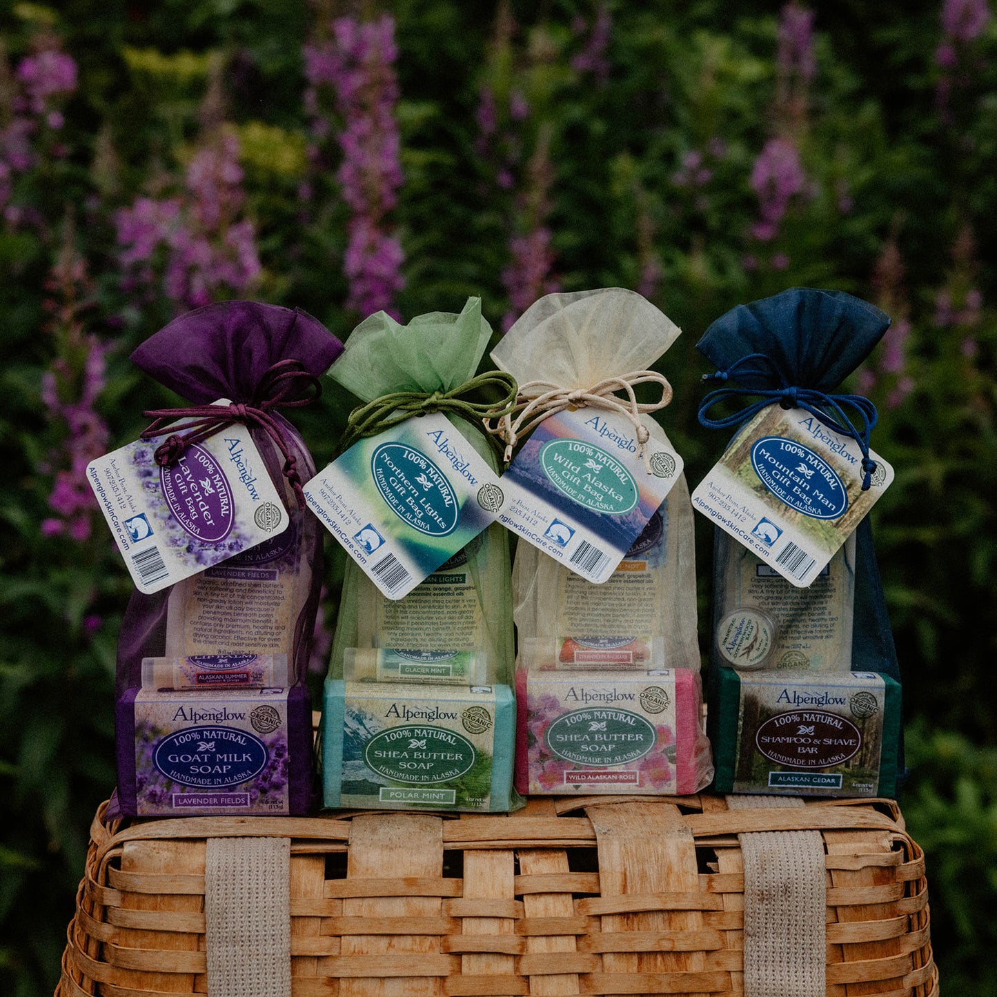 Alpenglow Gift Bags, Alpenglow Skin Care