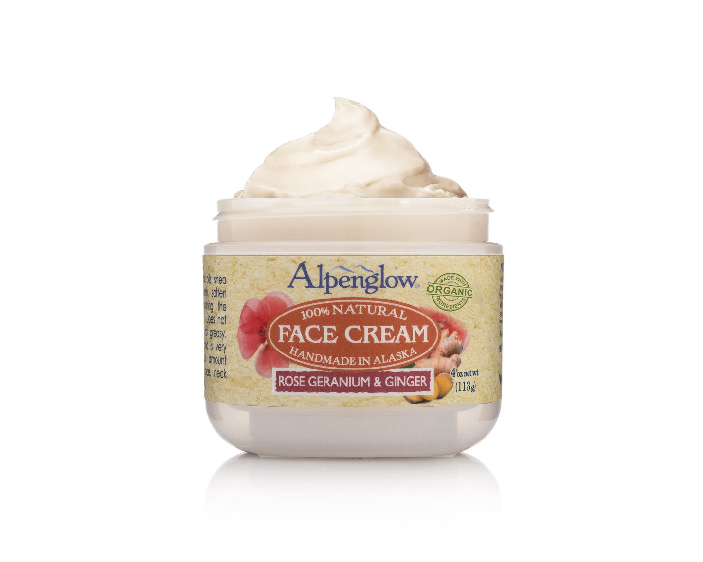 Rose Geranium & Ginger Face Cream - Alpenglow Skin Care