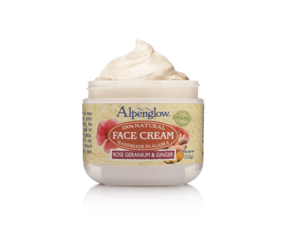 Rose Geranium & Ginger Face Cream - Alpenglow Skin Care