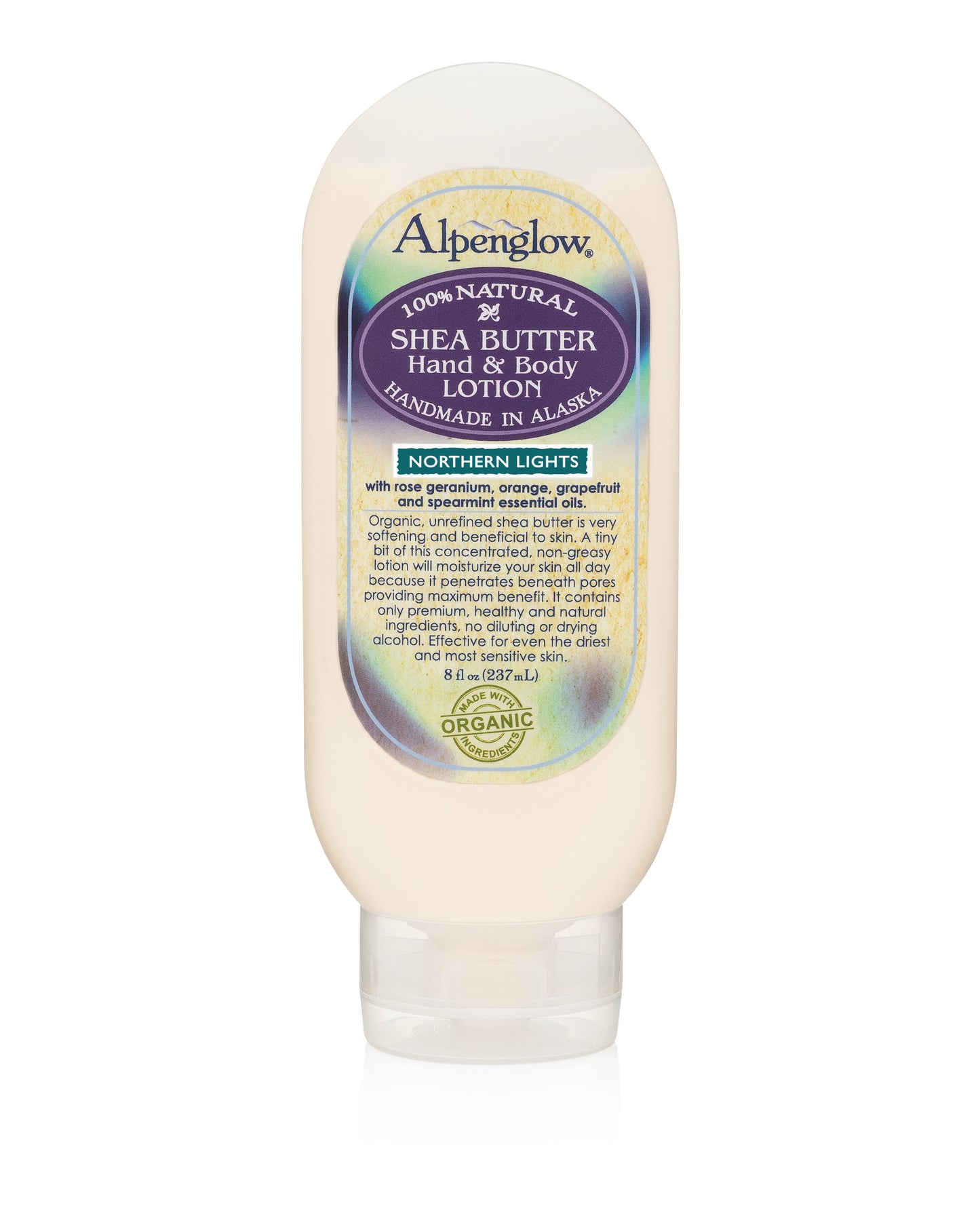 Northern Lights Shea Butter Hand & Body Lotion - Alpenglow Skin Care