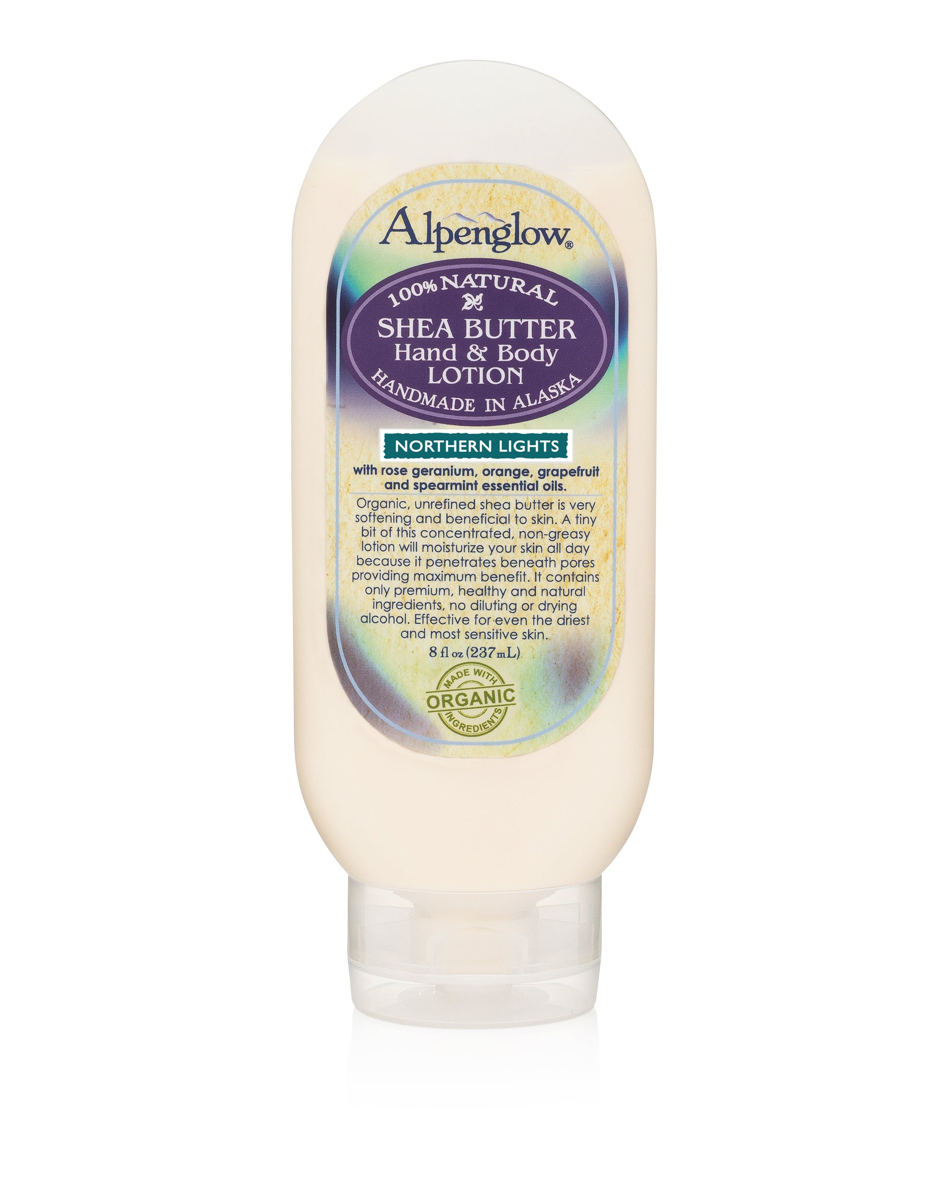 Northern Lights Shea Butter Hand & Body Lotion - Alpenglow Skin Care