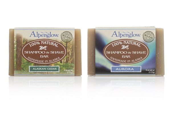 Alaskan Cedar Shampoo & Shave Bar - Alpenglow Skin Care