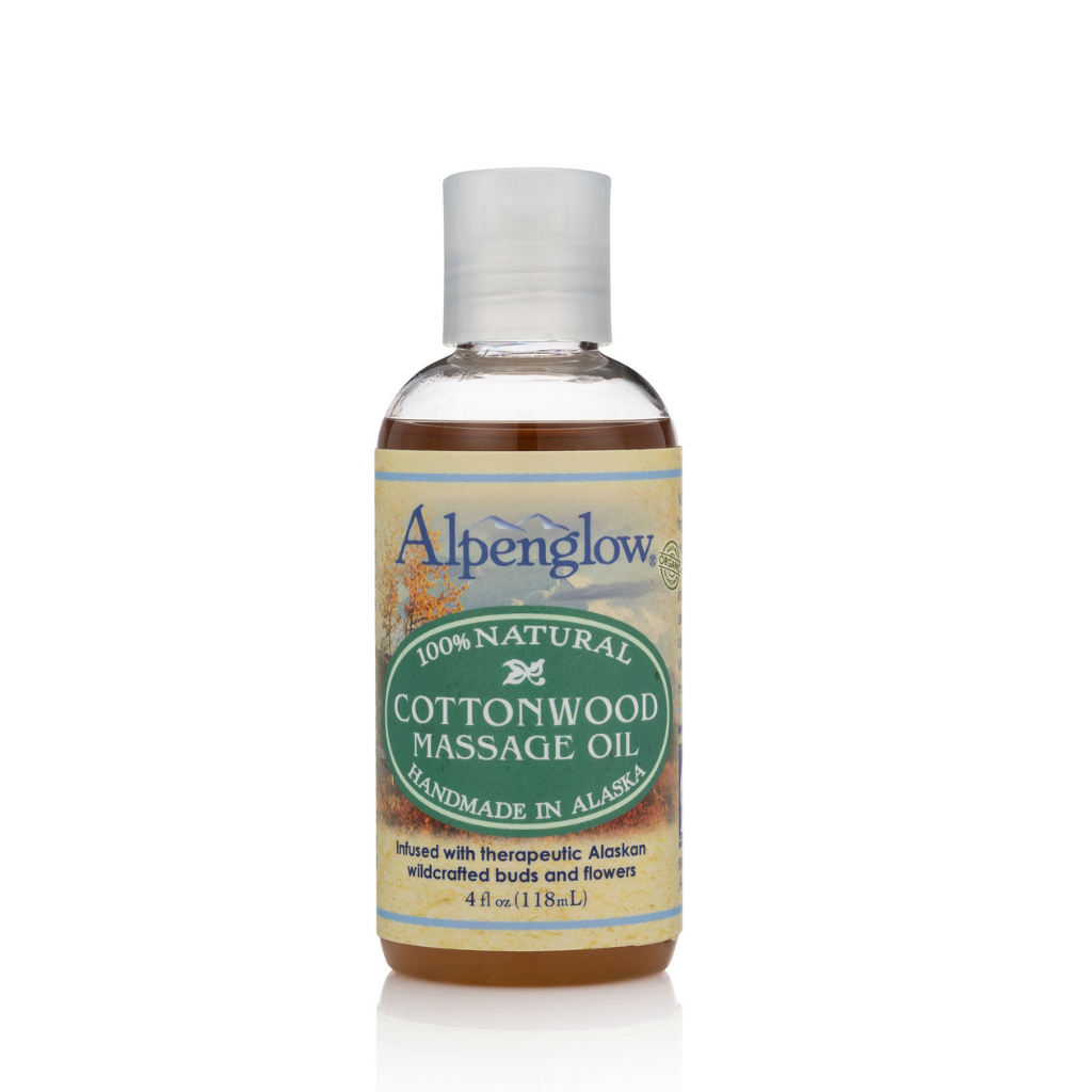 Cottonwood Massage Oil, Alpenglow Skin Care