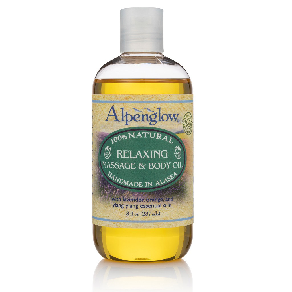 Massage and Body Oil - Relaxing  Alpenglow Skin Care, Handcrafted Skin & Body  Care